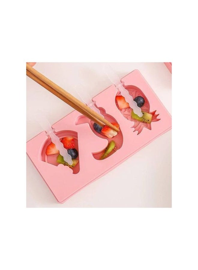 قالب سيليكون لصنع الآيس كريم، سهل الاستخدام والتنظيف، متعدد الأشكال - Image 2